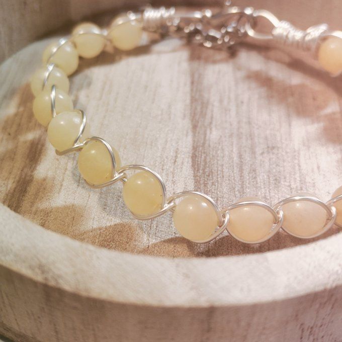 BRACELET CALCITE JAUNE - 6mm