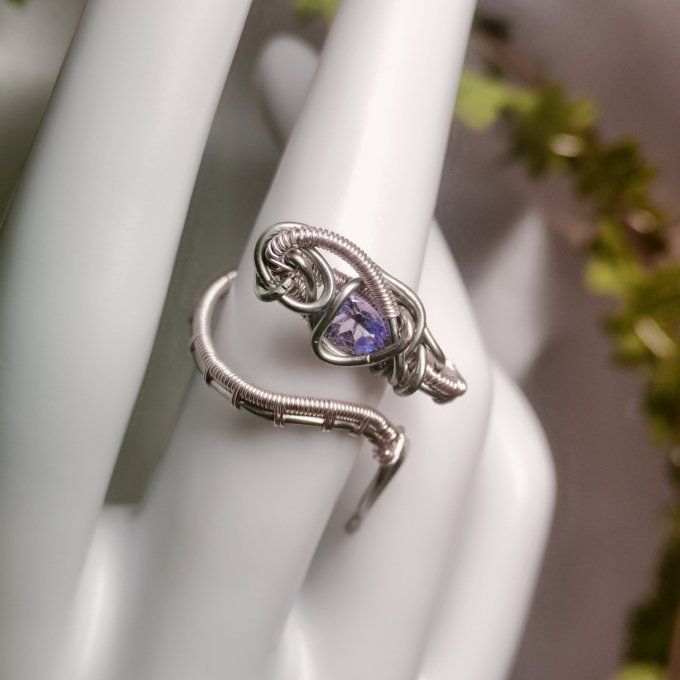 Bague Tanzanite-rose