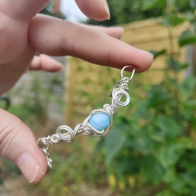 Charms changeant Larimar 