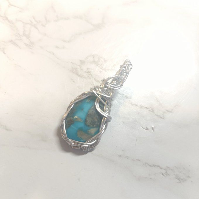 Amulette turquoise iranienne 