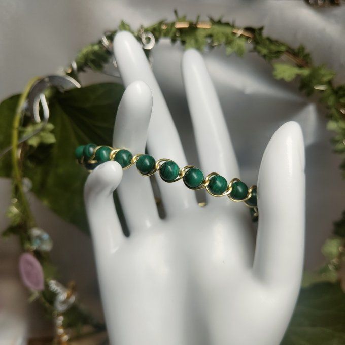 Malachite -6mm Bracelet 