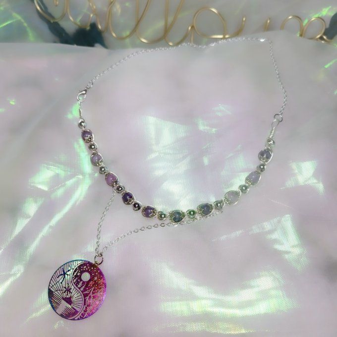 Collier Perles De Mica