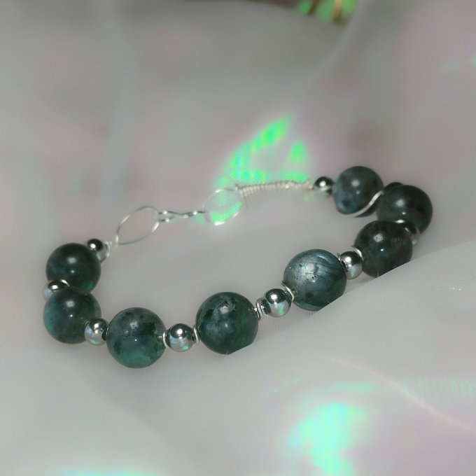 Bracelet Larvikite - 6mm