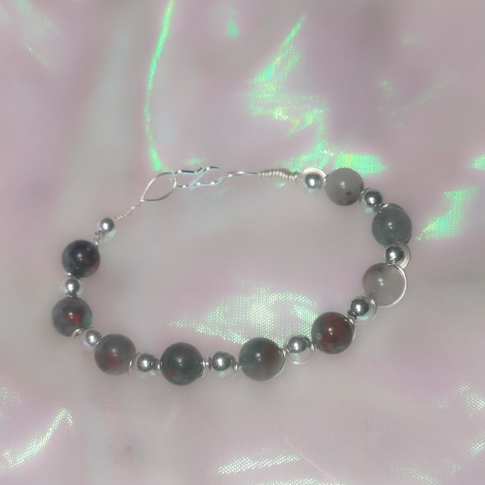 Bracelet Héliotrope- 6mm