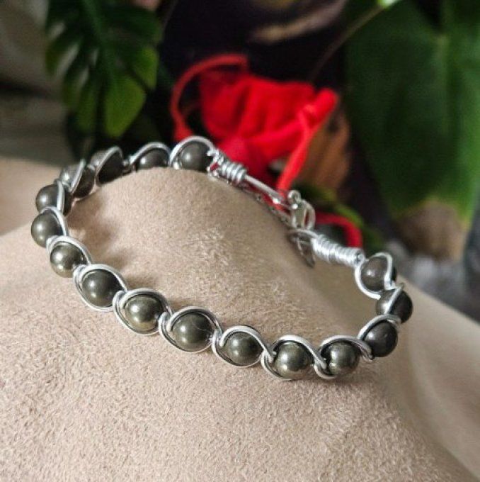 Bracelet Pyrite - 6mm