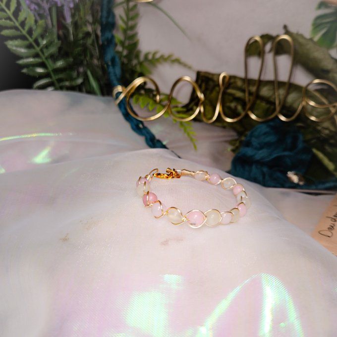 Bracelet Clio :Doudou de fleur 6MM