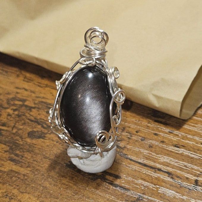 Fruit sacré Obsidienne silver