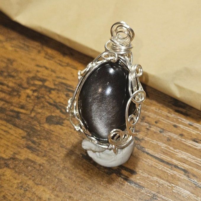 Fruit sacré Obsidienne silver