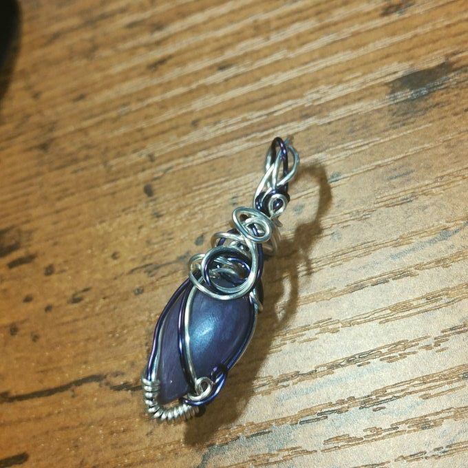 Amulette Charoite 